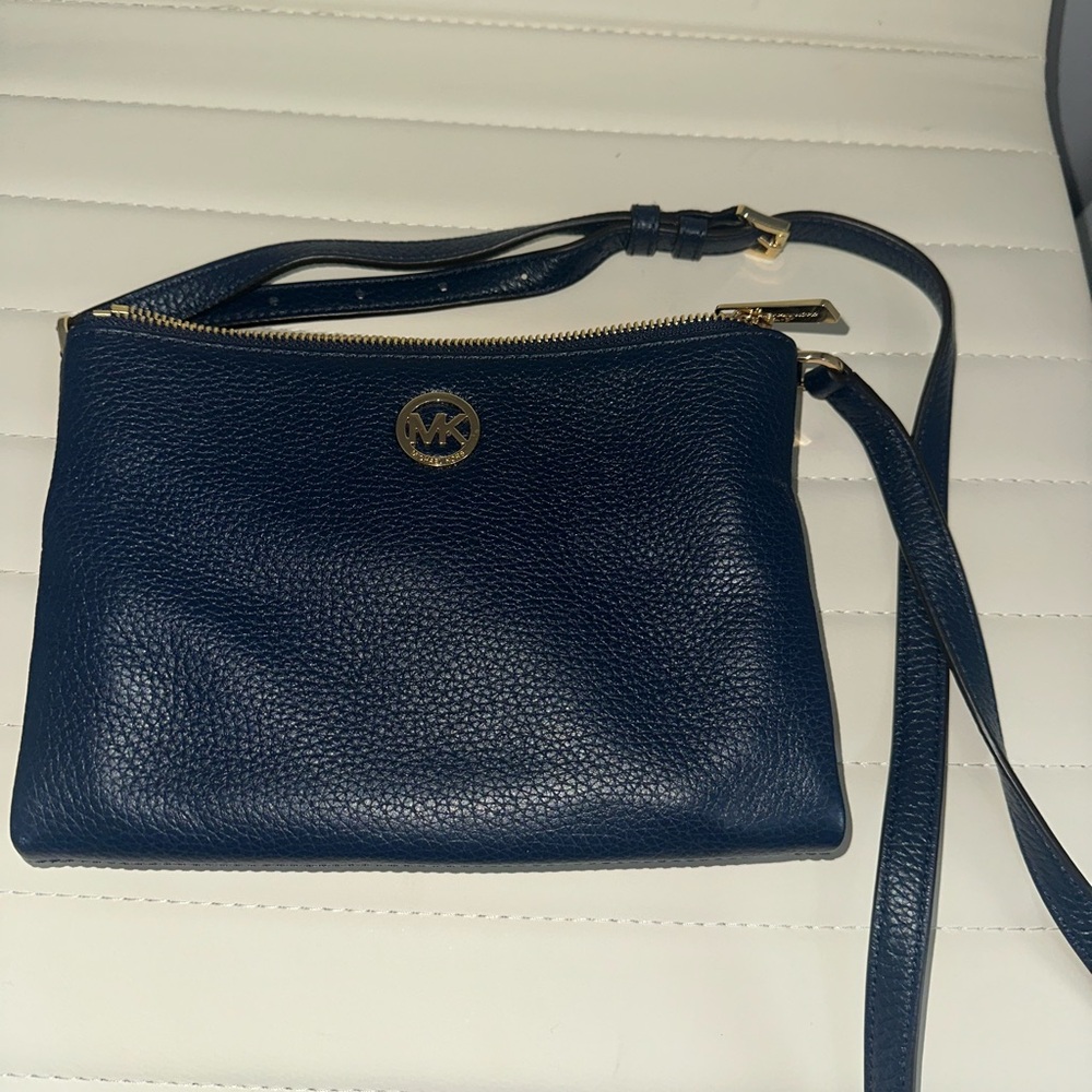Michael Kors Navy Blue Crossbody Bag